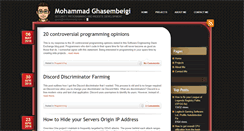 Desktop Screenshot of mohammadg.com